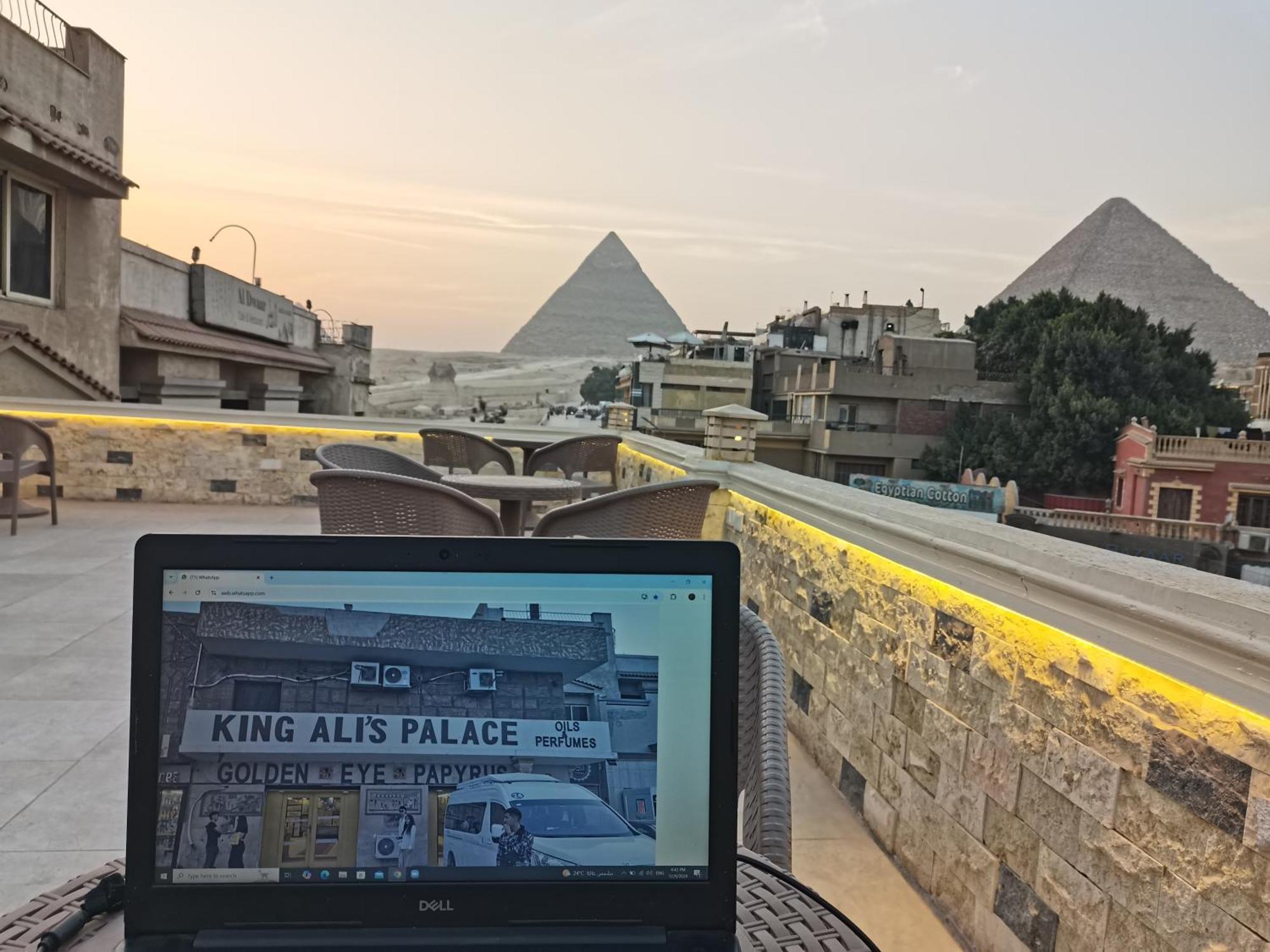 King Ali Pyramids View Inn Kafrat al Jabal Екстер'єр фото
